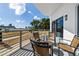 Relaxing balcony with seating area and view of the water at 1209 E Cumberland Ave # 508, Tampa, FL 33602