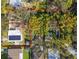 Aerial view of a property with a house and large lot at 2820 W Leila Ave, Tampa, FL 33611