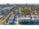 Wide aerial showcasing the neighborhood and bay at 5222 Olmstead Bay Pl, Tampa, FL 33611