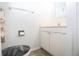 Small bathroom with toilet and vanity at 160 114Th Ne Ter # 160, St Petersburg, FL 33716