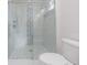 Large walk-in shower with glass enclosure and modern tile at 2010 1/2 E Wood St # St, Tampa, FL 33604