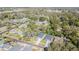 Aerial view showing two new homes in a residential area at 2010 1/2 E Wood St # St, Tampa, FL 33604