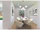 Cozy breakfast nook with a round table and four chairs at 4748 Hickory Oak Dr, Brooksville, FL 34601