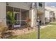 Private patio and well-manicured landscaping at 8246 Aquila St, Port Richey, FL 34668