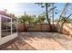 Private backyard with patio and wooden fence at 6614 10Th Avenue S Ter, St Petersburg, FL 33707