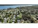 Aerial view showcasing the property's location near the water at 217 Lake Tarpon Dr # 24, Palm Harbor, FL 34684