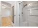 Clean bathroom with a walk-in shower at 37449 Gill Ave, Zephyrhills, FL 33541