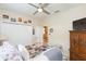 Bedroom with large closet and dresser at 4941 Marble Springs Cir, Wimauma, FL 33598