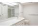 Bathroom with vanity, toilet, and shower/tub combo at 2740 Whitebridge Dr # A, Palm Harbor, FL 34684