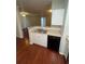 Kitchen with stainless steel appliances and dark countertops at 18001 Richmond Place Dr # 425, Tampa, FL 33647