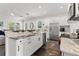 Spacious kitchen with white cabinetry, stainless steel appliances, and granite countertops at 2517 4Th S Ave, St Petersburg, FL 33712