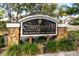 Courtyard II community entrance sign at 4234 Chesterfield Cir, Palm Harbor, FL 34683