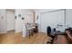 Home office with desk, chair, and built-in shelving at 4234 Chesterfield Cir, Palm Harbor, FL 34683