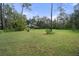 Expansive backyard with lush green grass and mature trees, creating a serene and private outdoor space at 5143 Culbreath Rd, Brooksville, FL 34601