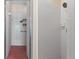 Bathroom view of a stand up shower with tile surround and glass door at 5143 Culbreath Rd, Brooksville, FL 34601