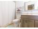 Clean bathroom with updated vanity and fixtures at 907 La Jolla Ave, Sun City Center, FL 33573