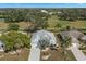 Single-story house with grey roof, landscaping, and paved driveway, in a residential area at 2013 E Del Webb Blvd, Sun City Center, FL 33573