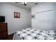 Comfortable guest bedroom with double door closet at 2117 Valterra Vista Way, Valrico, FL 33594
