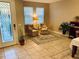 Bright dining room with tile floors and seating area at 2117 Valterra Vista Way, Valrico, FL 33594