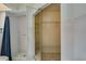 Bathroom with shower, toilet and mirrored closet at 3275 Fox Hill Dr, Clearwater, FL 33761
