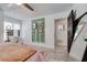 Bedroom featuring modern vanity area with a leafy decor accent at 3208 San Carlos St, Clearwater, FL 33759