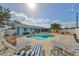 Relaxing backyard oasis with a kidney-shaped pool at 701 Desert Hills Way, Sun City Center, FL 33573