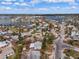 Aerial view of neighborhood with damage at 14011 E Parsley Dr, Madeira Beach, FL 33708