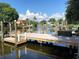 Private dock with water access at 1943 Bayou Grande Ne Blvd, St Petersburg, FL 33703