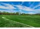 Expansive croquet lawn with players enjoying the game at 3942 Trophy Blvd, New Port Richey, FL 34655