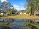 Single story home, lake view, and expansive backyard at 16122 E Lake Burrell Dr, Lutz, FL 33549