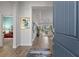 Bright and spacious entryway with hardwood floors at 26810 Weiskopf Dr, Englewood, FL 34223