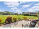 Spacious patio with view of the golf course at 3942 Trophy Blvd, New Port Richey, FL 34655