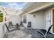 Inviting patio with seating area and pergola, perfect for outdoor relaxation at 3942 Trophy Blvd, New Port Richey, FL 34655