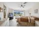 Spacious main bedroom with sliding doors leading to patio and golf course views at 3942 Trophy Blvd, New Port Richey, FL 34655