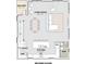 Second floor plan featuring living room, kitchen, and balcony at 407 S Albany Ave # 3, Tampa, FL 33606