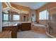 Bathroom boasts double vanity, soaking tub, and walk-in shower at 20103 Shady Hill Ln, Tampa, FL 33647