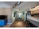 Charming dining area with a unique table and chairs at 3120 Beach S Blvd # 7, Gulfport, FL 33707