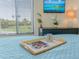 Bedroom with a view and a tray with morning coffee at 6372 Palma Del Mar S Blvd # 320, St Petersburg, FL 33715