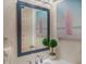 Bathroom vanity with mirror and plants, near shower at 6372 Palma Del Mar S Blvd # 320, St Petersburg, FL 33715