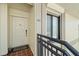 Inviting condo entryway with tiled floor and beach house mat at 6372 Palma Del Mar S Blvd # 320, St Petersburg, FL 33715