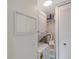 Stackable washer and dryer in a closet at 6372 Palma Del Mar S Blvd # 320, St Petersburg, FL 33715