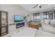 Relaxing living room with sectional sofa and fireplace at 6372 Palma Del Mar S Blvd # 320, St Petersburg, FL 33715