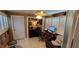 Bright home office with built-in desk and plenty of natural light at 699 140Th E Ave, Madeira Beach, FL 33708