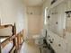 Unfinished bathroom with shower and toilet at 4354 50Th S Ter, St Petersburg, FL 33711