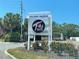 Maximo Marina Tiki Docks sign at 4354 50Th S Ter, St Petersburg, FL 33711