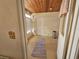 Laundry area with wood ceiling and window at 469 80Th Way, St Pete Beach, FL 33706