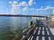 Scenic view of calm waters, bridge and boats from the pier at 469 80Th Way, St Pete Beach, FL 33706