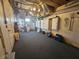 Unfinished basement with storage cabinets and AC unit at 469 80Th Way, St Pete Beach, FL 33706