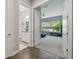 Hallway with access to bathroom and bedroom at 101 Brookover Ln, Brandon, FL 33511