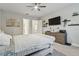 Comfortable Primary bedroom with ensuite bathroom access at 101 Brookover Ln, Brandon, FL 33511